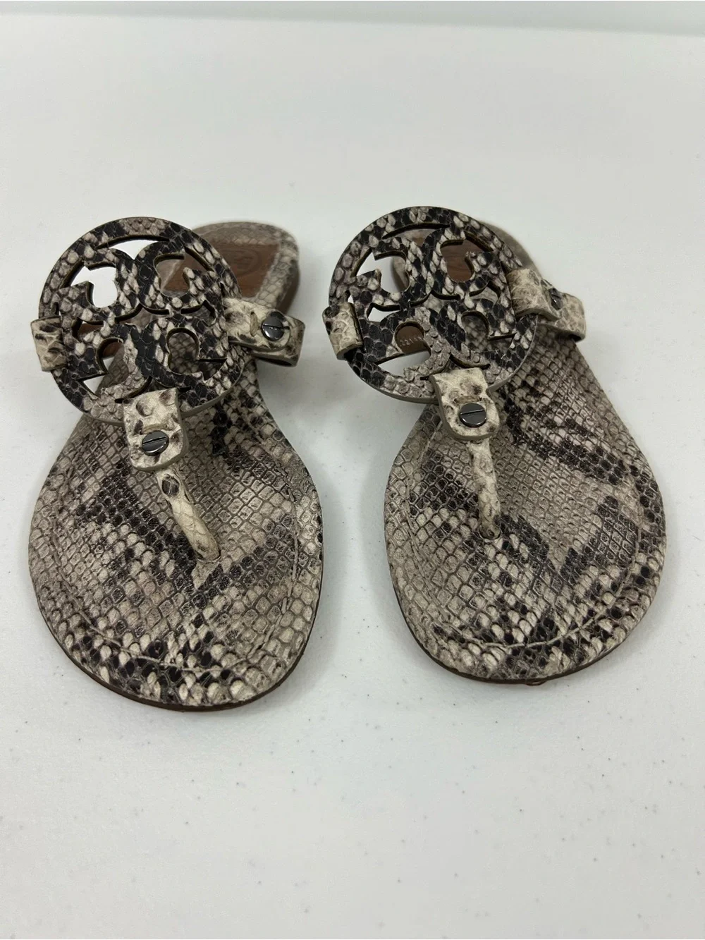 Tory Burch Snakeskin Miller Size 5